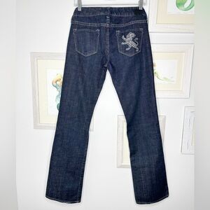 Express Dark Wash Low Rise W10 Stella Bootcut Women’s Jeans Size 0